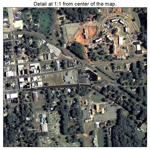 Forsyth, Georgia aerial imagery detail