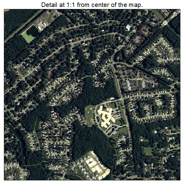 Georgetown, Georgia aerial imagery detail