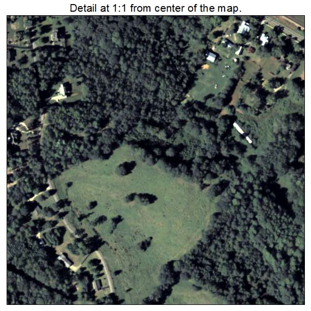 Gillsville, Georgia aerial imagery detail