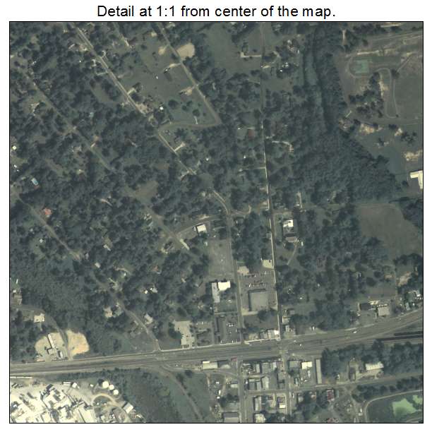 Gordon, Georgia aerial imagery detail