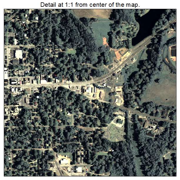 Greensboro, Georgia aerial imagery detail