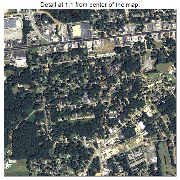 Griffin, Georgia aerial imagery detail