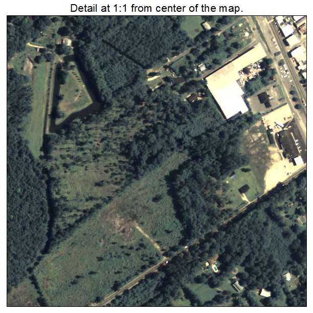 Guyton, Georgia aerial imagery detail