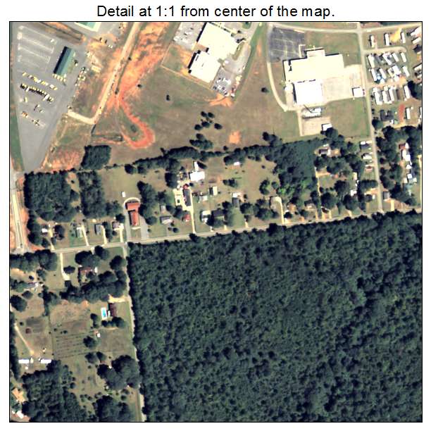 Hannahs Mill, Georgia aerial imagery detail