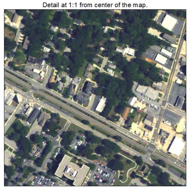 Hapeville, Georgia aerial imagery detail