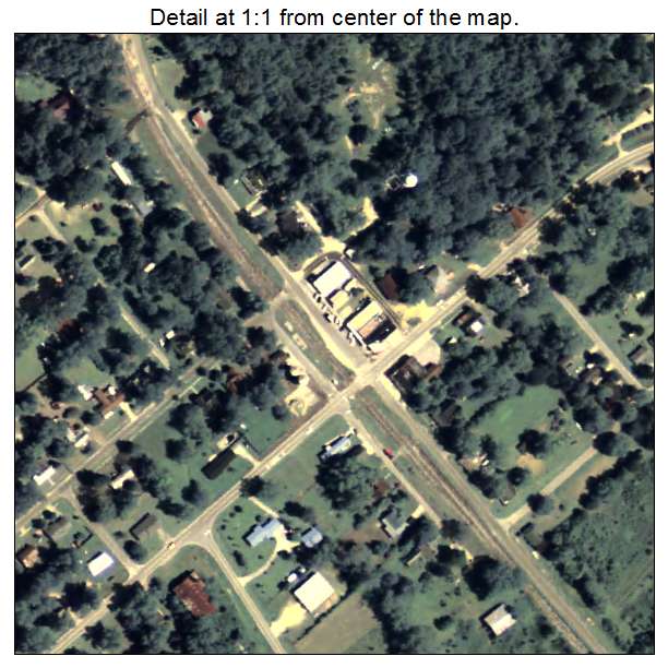 Harrison, Georgia aerial imagery detail