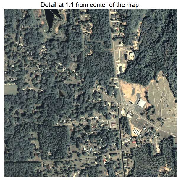 Hogansville, Georgia aerial imagery detail