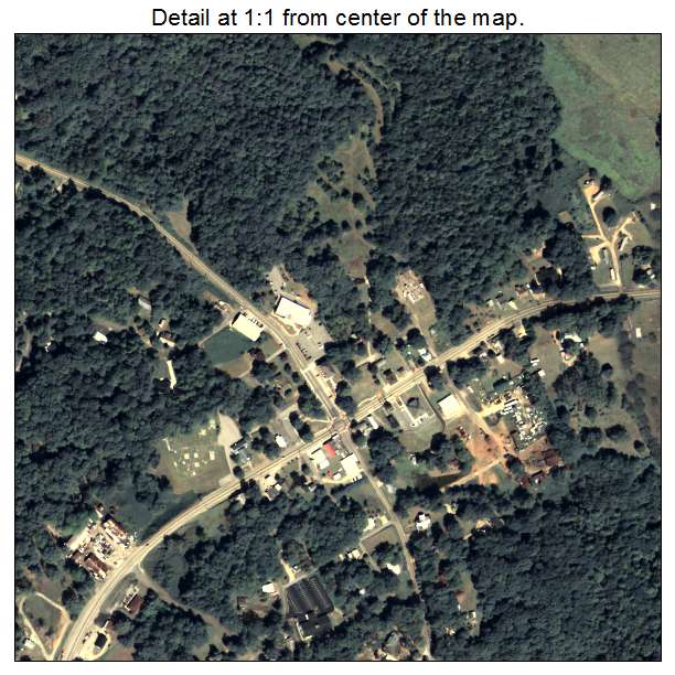 Homer, Georgia aerial imagery detail