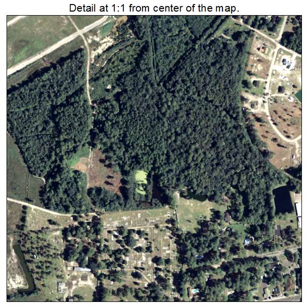 Homerville, Georgia aerial imagery detail