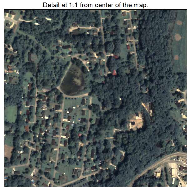 Indian Springs, Georgia aerial imagery detail