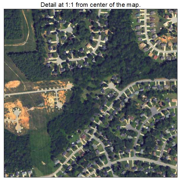 Irondale, Georgia aerial imagery detail