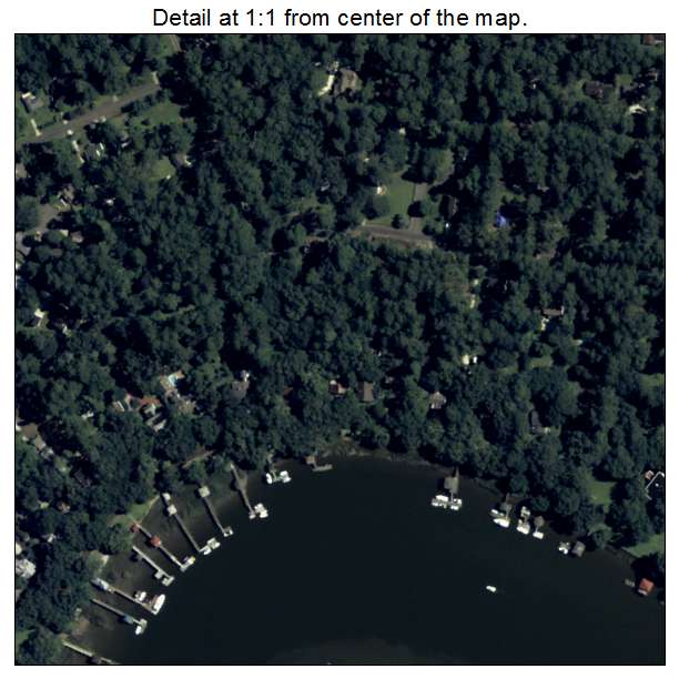 Isle of Hope, Georgia aerial imagery detail