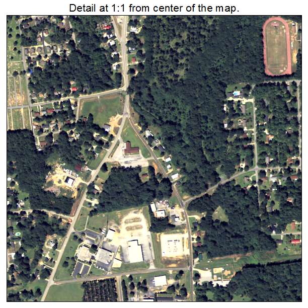 Jackson, Georgia aerial imagery detail