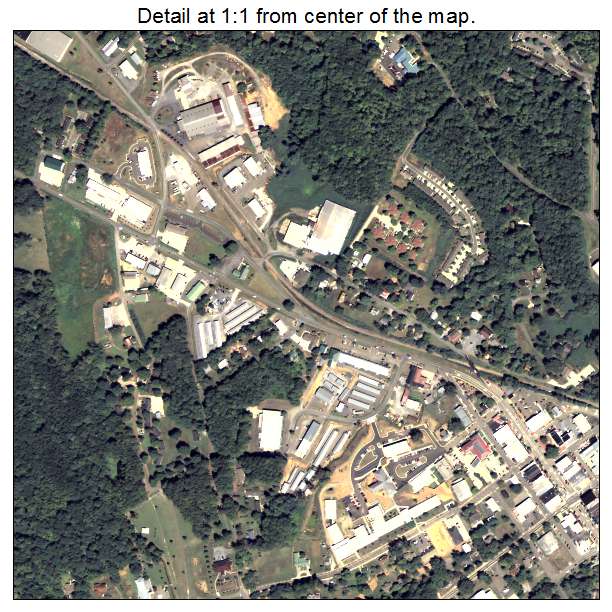 Jasper, Georgia aerial imagery detail