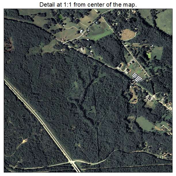 Jefferson, Georgia aerial imagery detail