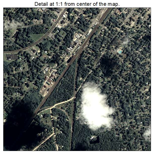 Jesup, Georgia aerial imagery detail