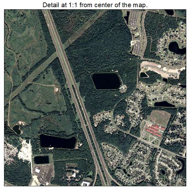 Kingsland, Georgia aerial imagery detail