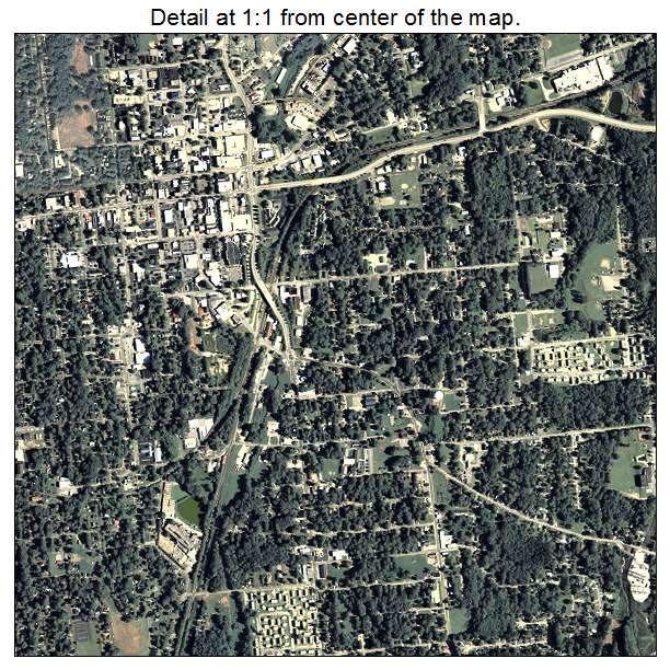 LaGrange, Georgia aerial imagery detail