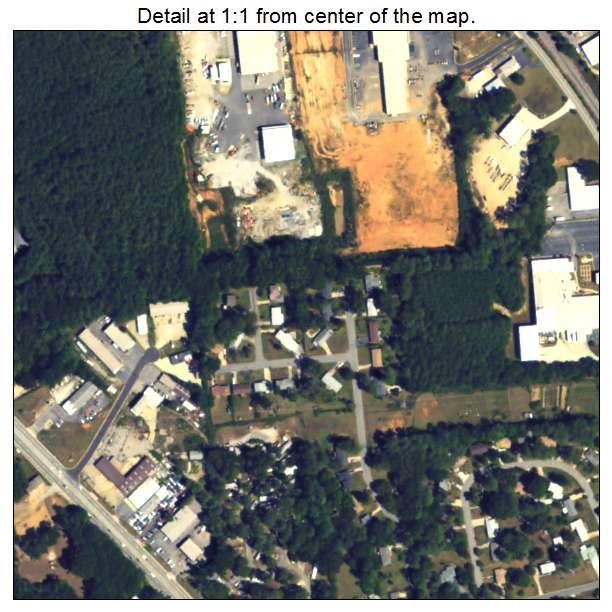 Lake City, Georgia aerial imagery detail