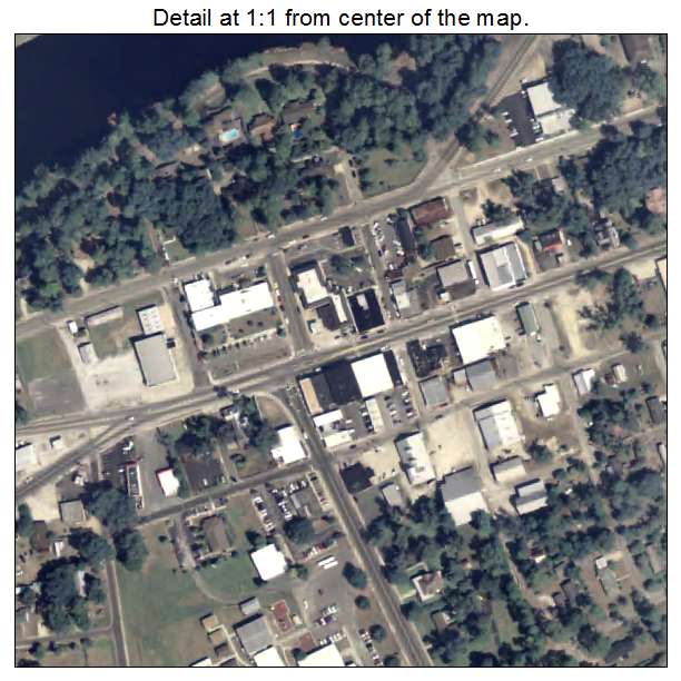 Lakeland, Georgia aerial imagery detail