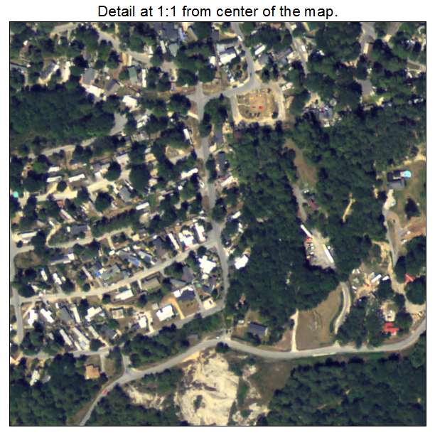 Lakeview Estates, Georgia aerial imagery detail