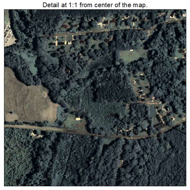 Lavonia, Georgia aerial imagery detail