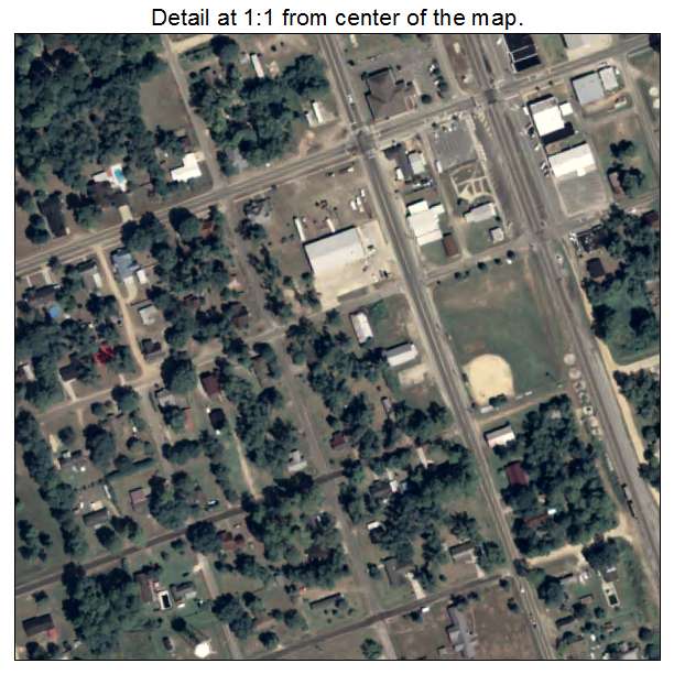 Lenox, Georgia aerial imagery detail