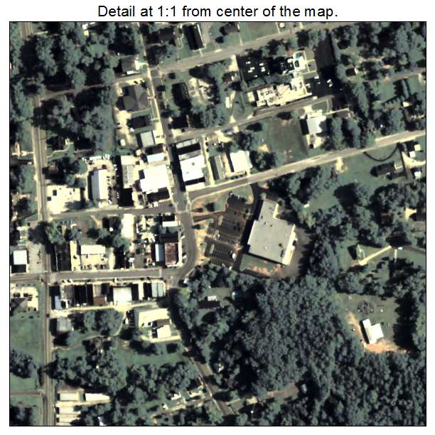 Lincolnton, Georgia aerial imagery detail