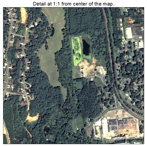 Lindale, Georgia aerial imagery detail