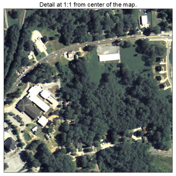 Lithia Springs, Georgia aerial imagery detail