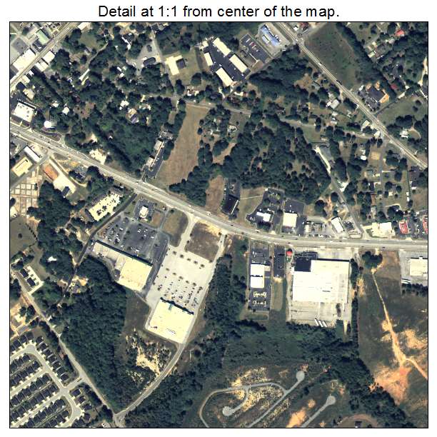 Loganville, Georgia aerial imagery detail