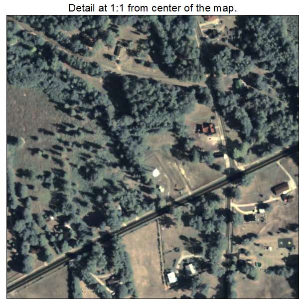 Lone Oak, Georgia aerial imagery detail