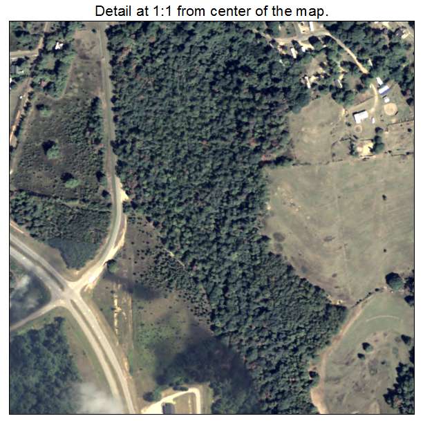 Lumpkin, Georgia aerial imagery detail