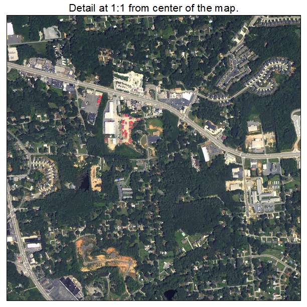 Mableton, Georgia aerial imagery detail
