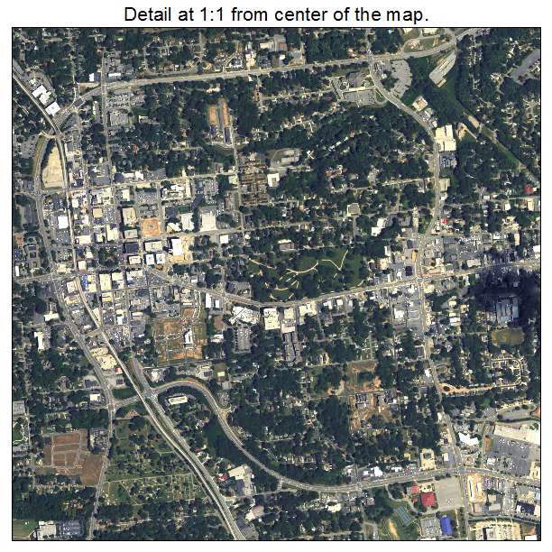 Marietta, Georgia aerial imagery detail