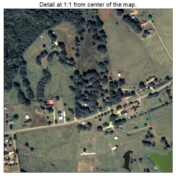 Maysville, Georgia aerial imagery detail