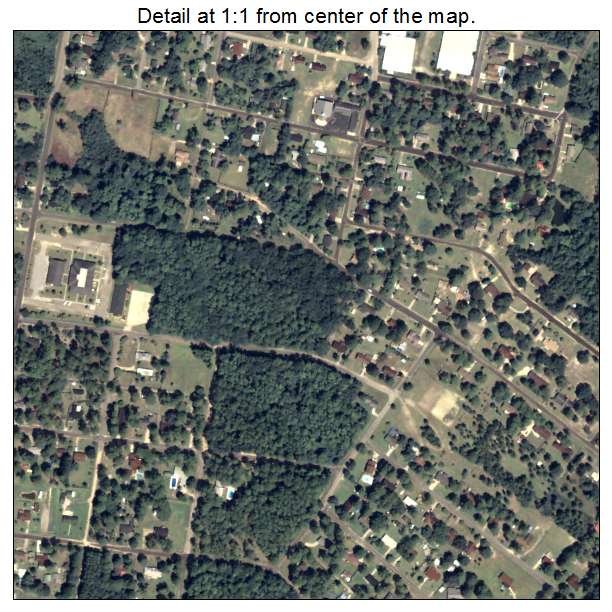McRae, Georgia aerial imagery detail