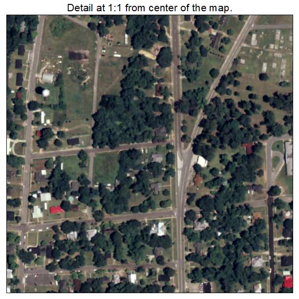 Midville, Georgia aerial imagery detail