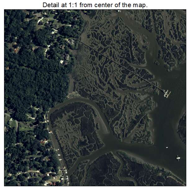 Montgomery, Georgia aerial imagery detail