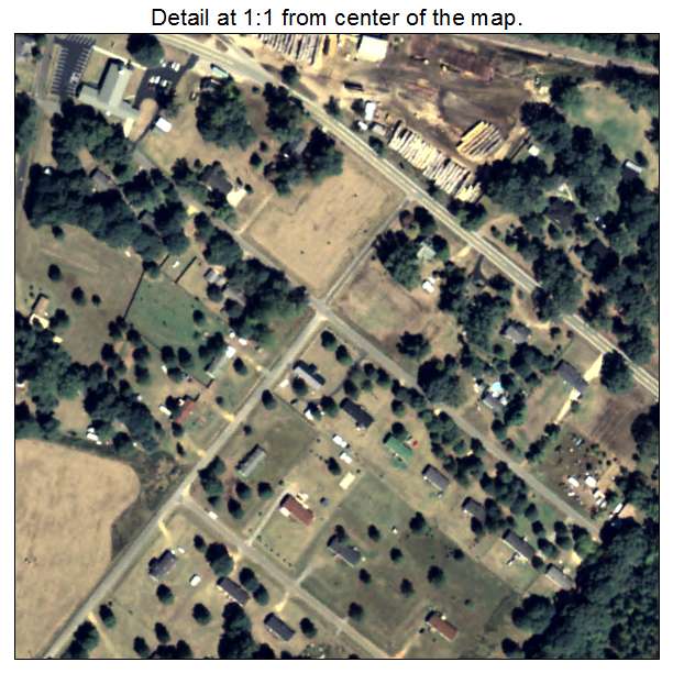 Montrose, Georgia aerial imagery detail