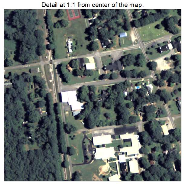 Moreland, Georgia aerial imagery detail