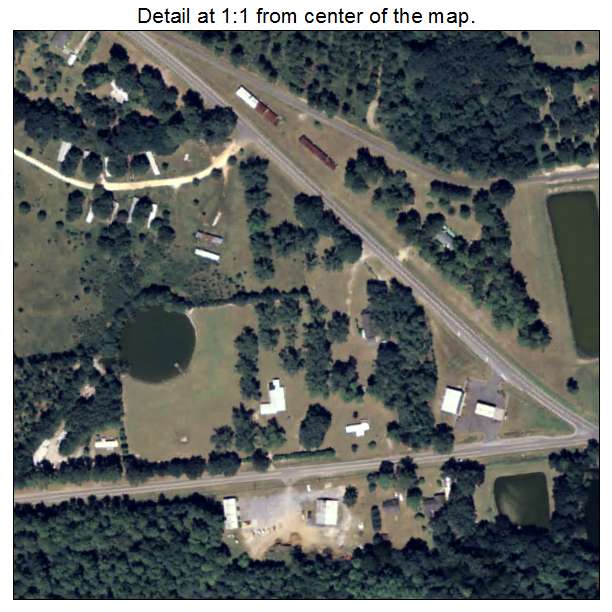 Morgan, Georgia aerial imagery detail