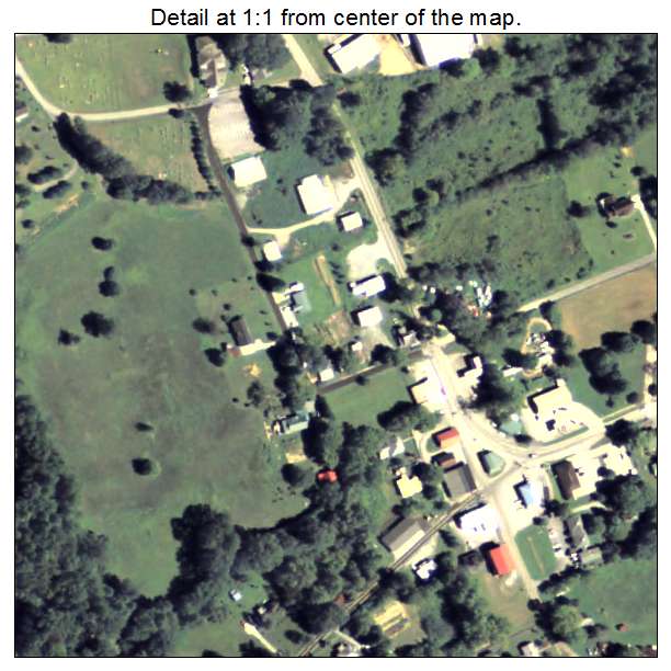 Morganton, Georgia aerial imagery detail