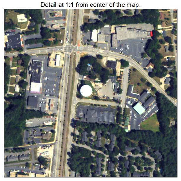 Morrow, Georgia aerial imagery detail