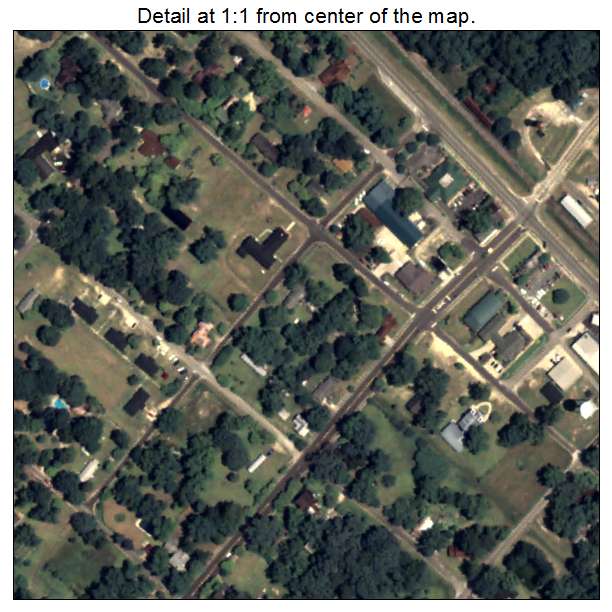 Newington, Georgia aerial imagery detail