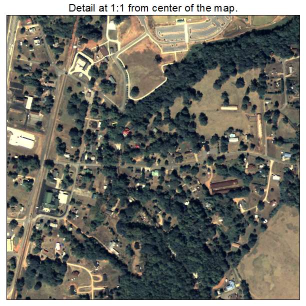 Nicholson, Georgia aerial imagery detail
