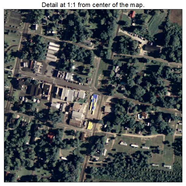 Norman Park, Georgia aerial imagery detail