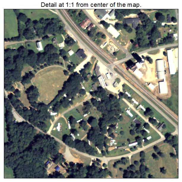 Orchard Hill, Georgia aerial imagery detail