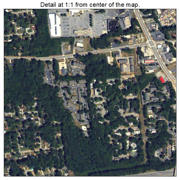 Panthersville, Georgia aerial imagery detail