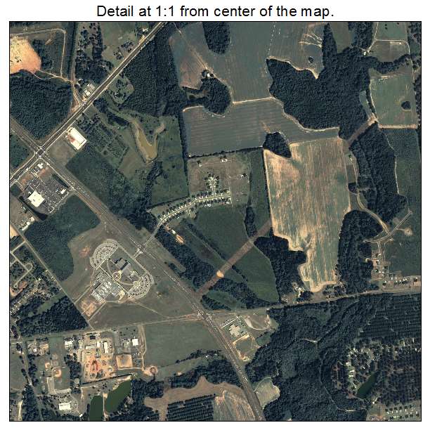 Perry, Georgia aerial imagery detail